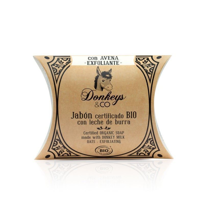 Donkeys & Co. - Jabón con leche de burra y Avena - Exfoliánte - Imagen 1